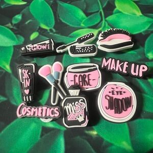 10 Make Up Themed Croc Charms Jibbit Shoe Charm Disney Croc Charms